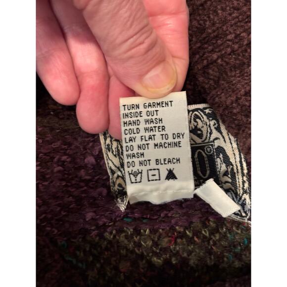 Curio women’s multi color knit turtleneck sweater size XL - Picture 8 of 9